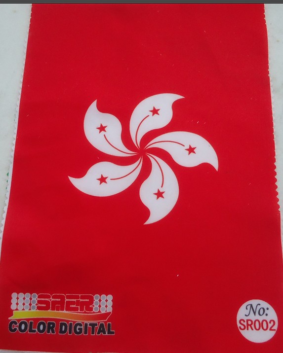 CMYK 色の旗の作成のための直接 DX5 織物の昇華インク 2