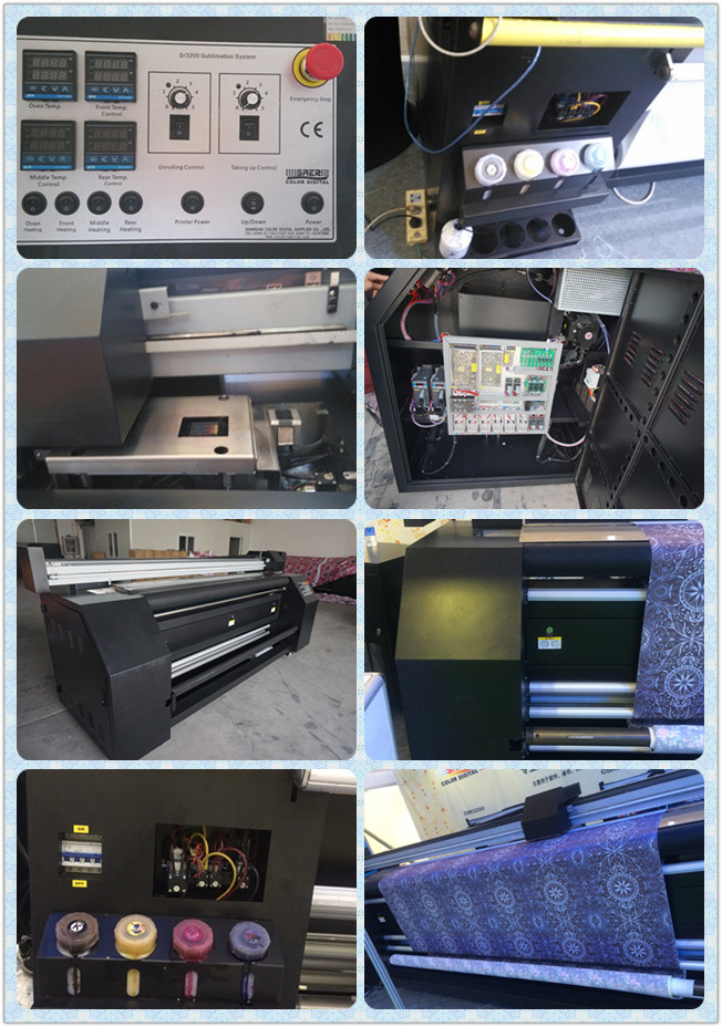 自動昇華大判カメラのデジタル生地の印字機/デジタル織物プリンター高リゾリューション 0