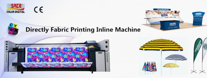 デジタル織物の印字機の旗の印刷物を印刷する注文の旗 0