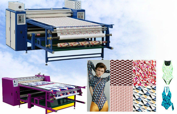 生地の衣服のデジタル織物の焼付装置熱熱出版物の印刷物機械 0