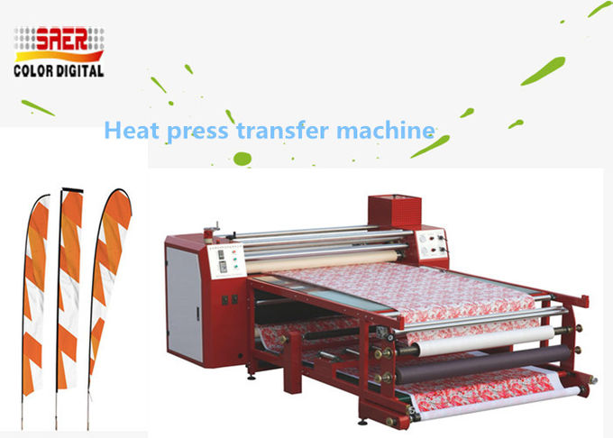 平面織物のカレンダー機械昇華回転式印刷の移動機械 0