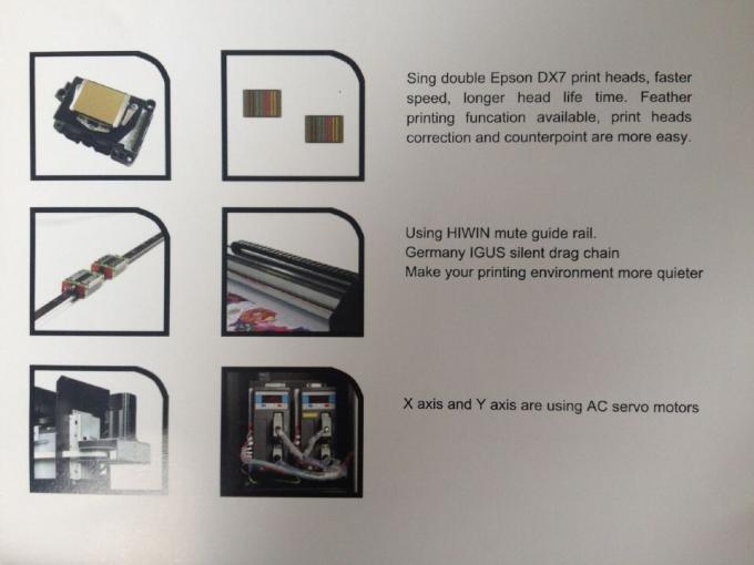 Epson Dx7 の印字ヘッドのデジタル織物の印字機/デジタル生地の印字機 2