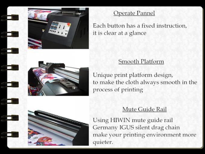 染料の昇華は生地のデジタル織物の印字機Epson DX5に指示します 0