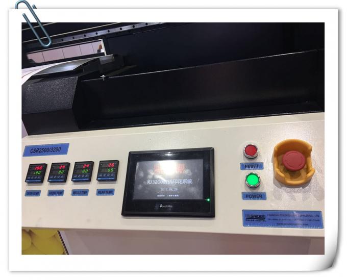 高速織物のデジタル印字機二重CMYK色モード 0