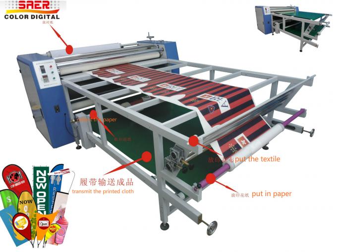 回転式熱出版物の昇華織物のカレンダー機械 1