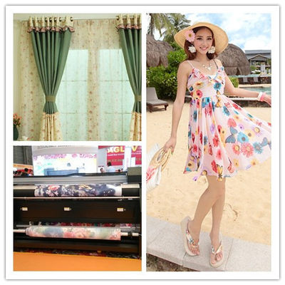 大判カメラの生地の作図装置 1400dpi の織物のデジタル印字機