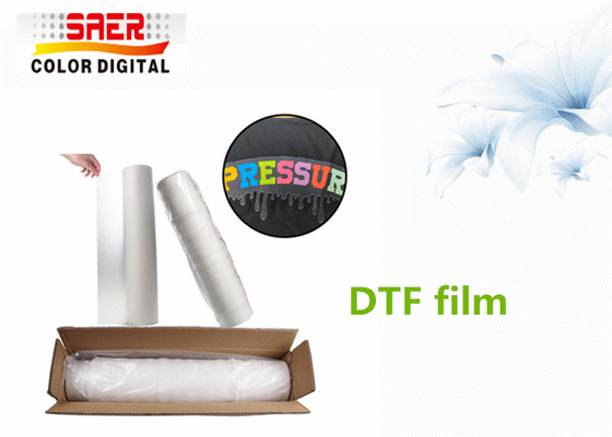 0.30 x 100M DTFのフィルムのインクジェット冷たい皮熱伝達のプリント用フィルム