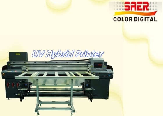 SAER 上海サプライヤー フラットベッドとロール ロール UVハイブリッドプリンター CMYKW 漆器