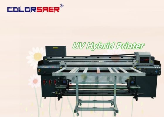 カラー SAER 6 フィート ワイド フォーマット UV インクジェット プリンター ロール ロール と フラットベッド UV ハイブリッド プリンター