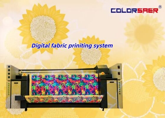 競争力のある価格 2m または 3.2m カスタマイズ可能 ワイドフォーマット ロールツーロール テキスタイルプリンター 4 または 8 ヘッド