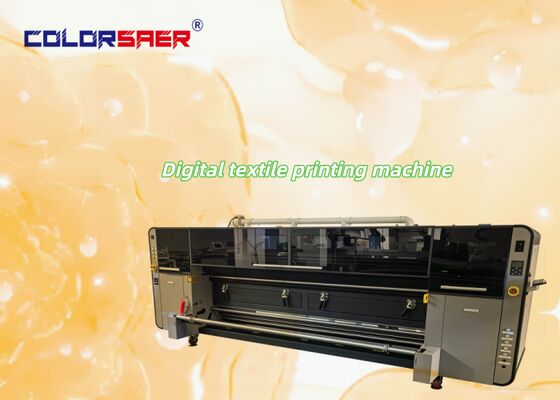 High Speed 110m2/h Digital Textile Printing Machine with 4 KJ4B-QL Print Heads and 3200mm Printing Width