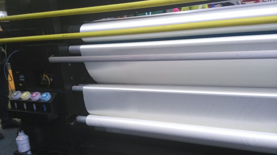 旗の作成のための二重 DX7 印字ヘッドのデジタル生地の印字機