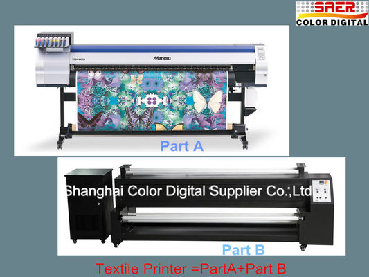 昇華ヒーターが付いている生地元の TS34-1800A Mimaki デジタル・プリンタ