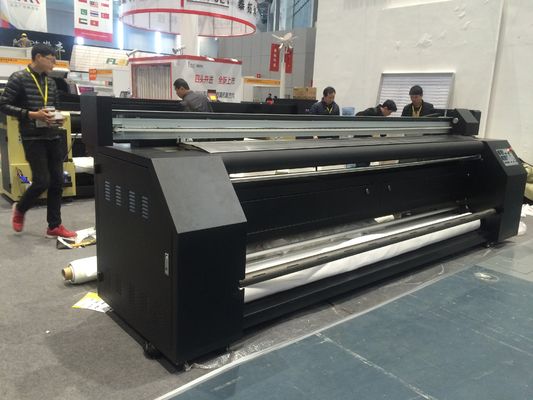 フル カラー Epson Dx7 の頭部が付いている生地の織物のデジタル印字機に指示して下さい