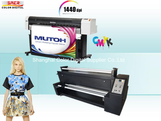 Epson DX5の頭部が付いている高精度のMutoh RJ 900cの昇華生地プリンター