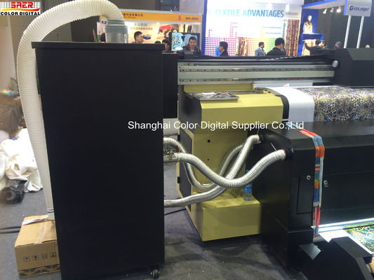 屋外の直接織物の印刷サービスによっては 4 Epson の印字ヘッドが付いているプリンターが現れます