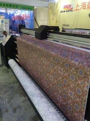 Epson注文の生地の倍4色CMYKのためのヘッド デジタルの昇華印字機