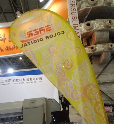 個人化された衣服/浜の旗の生地1.4m 1.6m 1.8mの幅