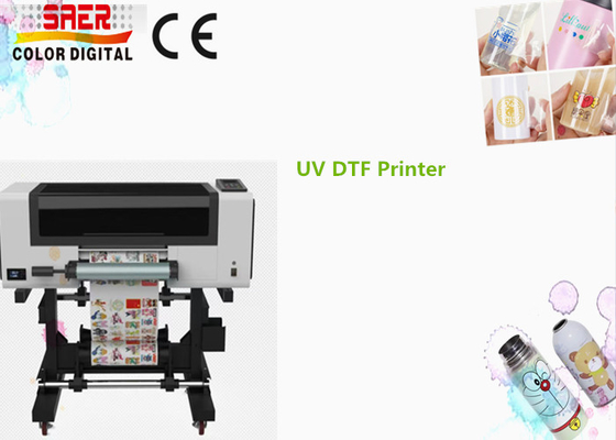 3pcsの頭を持つ1つの転送フィルムUV印刷機でUVDTFプリンター