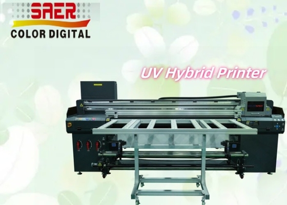 Factory Selling Roll-to-roll and Flatbed 2 in 1 UV Printer CMYKW ワルニッシュ メーカー名: