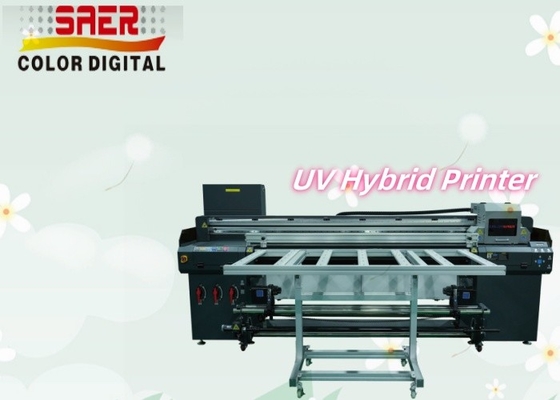 SAER ホットセール UV印刷機 フラットベッド ハイブリッド UV ロール ロール と フラットベッド プリンター