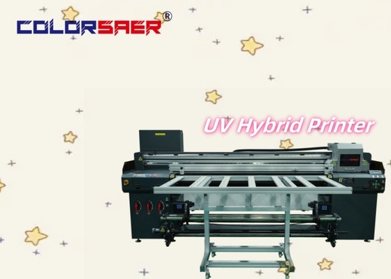 自動デジタルUVハイブリッドインクジェットプロット 新品 ロール・トゥ・ロールとフラットベッドUVハイブリッドプリンター