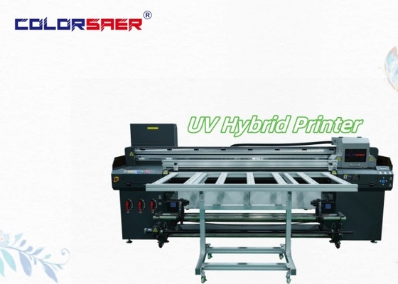 中国 工場直販 1800MM オールインワン デジタルインクジェットUVハイブリッドプリンター