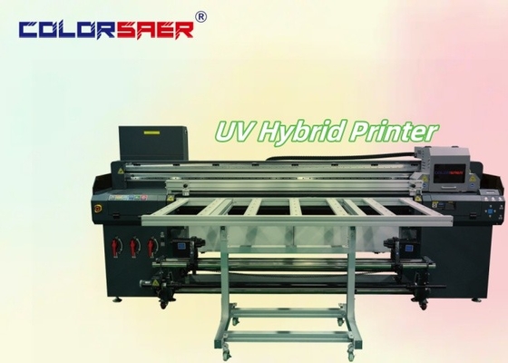 SAER UV ハイブリッド デジタル プリント プランター フラット ベッド ロール ロール UV ハイブリッド インクジェット プリンター 製造