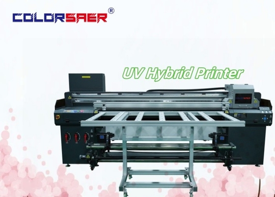 SAER UV ハイブリッド デジタル プリント プランター フラット ベッド ロール ロール UV ハイブリッド インクジェット プリンター 製造
