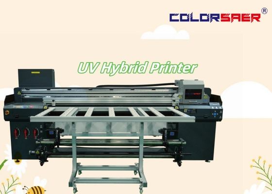 6 フィート デジタル UV プランター フラットベッド&ロール ロール UV ハイブリッド印刷機 メイントップまたはONYX ソフトウェア
