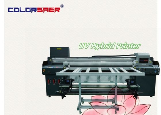 高容量 広形 多機能 インクジェット フラットベッド ロール ロール UV ハイブリッド プリンター