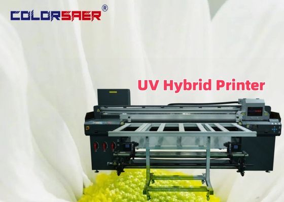 大型カラーUVインクジェット印刷機 ロール・トゥ・ロール&フラットベッドUVハイブリッドプロッター