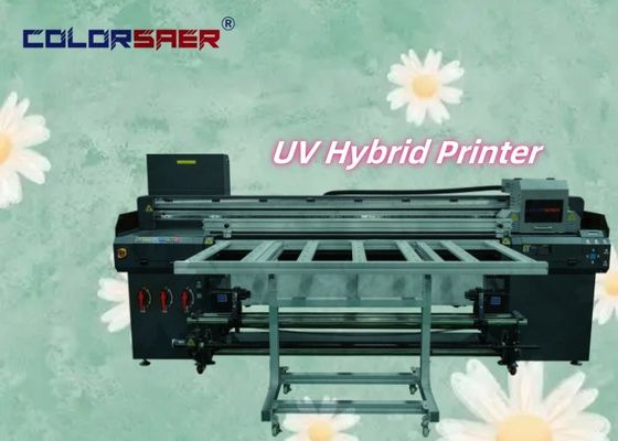 カラーデジタル高速UVプリンター フラットベッド&ロール・トゥ・ロールUVハイブリッド印刷機
