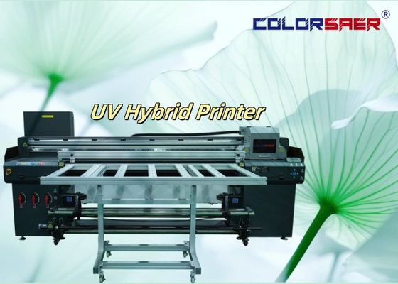 上海 メーカー デジタルハイブリッド UV プランター 広形プリンター 6 フィート ロール ロール フラットベッド UV ハイブリッドプリンター