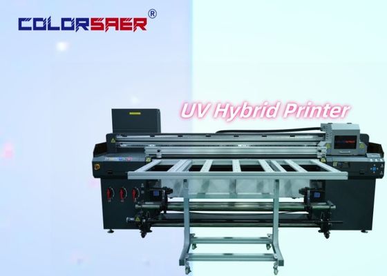 高生産性のUVインクジェットハイブリッドプリンター 1.8mサイズ ロール・トゥ・ロールと不規則な形状の多機能プリント販売