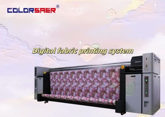 耐摩耗性高出力I3200A1 8ヘッド 3200mm オールインワン フラッグクロス生地 デジタルテキスタイル生地印刷機