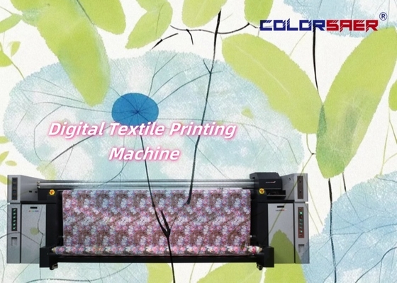 エプソン・ヘッド デジタル織物プリンター 3.2m 幅 CMYK サブライメーション