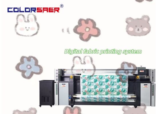 Super Quality Product 4pc or 8 pcs i3200 Print Heads Textile Large Format Printer with Far Infrared Heater