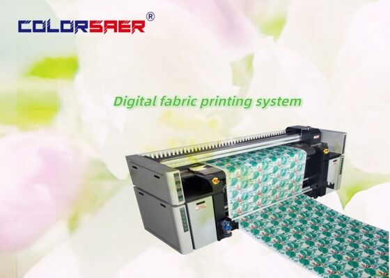 SAER 高品質 多機能 4色または 8色 熱器付きテキスタイルプロッター 配色インクまたはサブライメーションインク付き全セットシステム