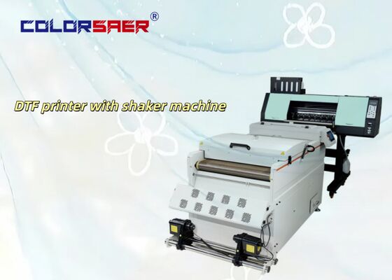 衣類&Tシャツ用60cmの粉末シャイカー用DTFインク付き大型直接フィルムDTF印刷機