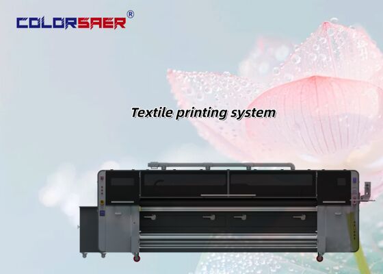 完全自動プリンター KJ4B-QL 直接印刷 プリンタヘッド ロール・トゥ・ロール 繊維印刷システム