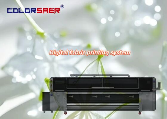 SAER COLOR KJ4B-QL プリントヘッド 3200mm 印刷幅 パットン&ポリエステル用 自動ロール・トゥ・ロール