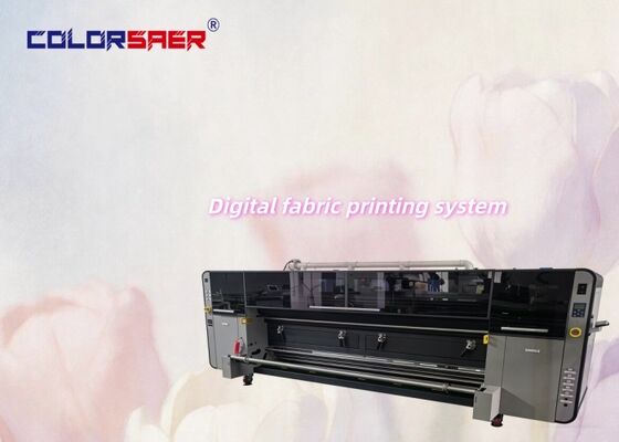 High-end SAER COLOR Digital Fabric Printing System Professional Shanghai Manufacturer Large Format Roll to Roll Textile Plotter