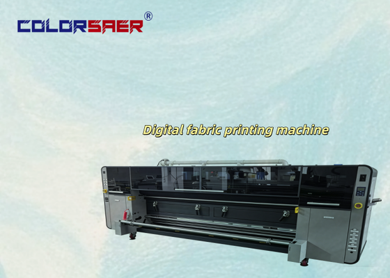 SAER I3200 プリントヘッド CMYK 4色&CMYKGRBK 8色 ポリエステル&綿材料用繊維印刷機 3.2m