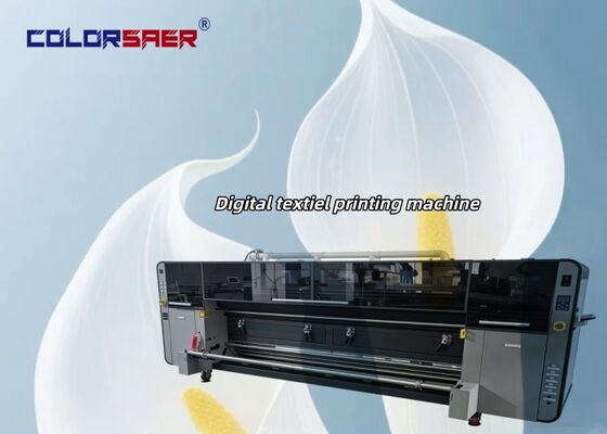 SAER ハイエンド 3.2m 幅 大判デジタル捺染機 ファブリックプリンター (4個のKJ4B-QLプリントヘッド搭載)
