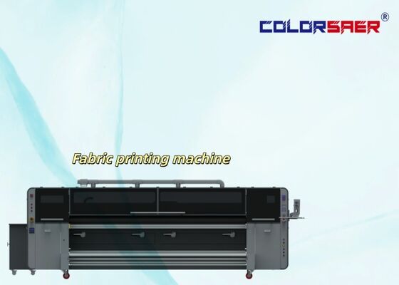CMYK 4色 直接織物プリンター SAER CSR3200 4KJ4B-QL印刷頭を持つ大型インクジェット繊維印刷システム