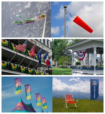 屋内/屋外展覧会の表示のために作るデジタル織布の作図装置の旗