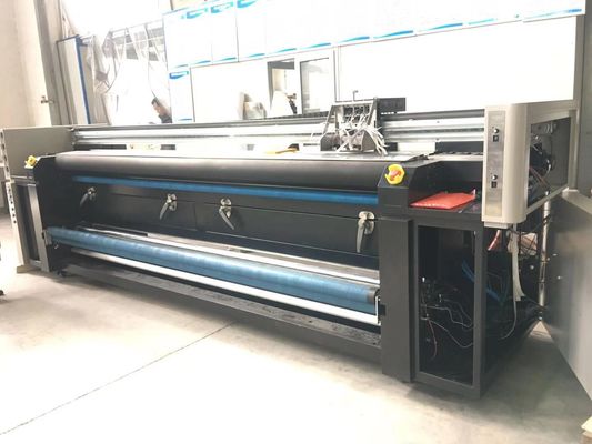 二重CMYK色の旗の印字機は3 Epsonの生地の印字機に/4720の印字ヘッドを指示します