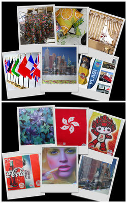 デジタル印刷の生地の昇華100%のポリエステルゆがみの編む生地を指示して下さい