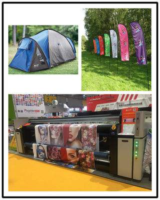 360を転がす展示会の表示デジタル生地の印字機ロール- 1800dpi決断